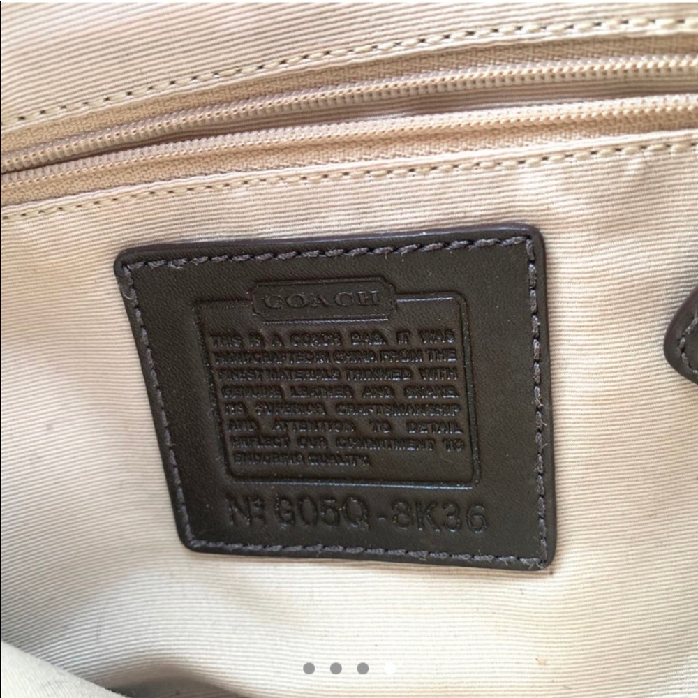 Coach Python Shoulder Bag - image 4